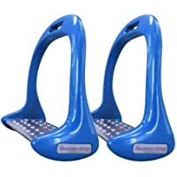 vrsupin0 Caballo Estribos 1 Par Duradero Aleación de Aluminio Ligero Suministros Pedales Equipment Ecuestre Seguridad…